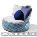 Recycled Material Garden Armchair by Dedon