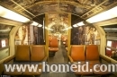 Paris commuter train has carriages transformed to resemble rooms from the Palace of Versailles
