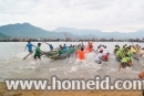 Boat race on Tam Giang Lagoon